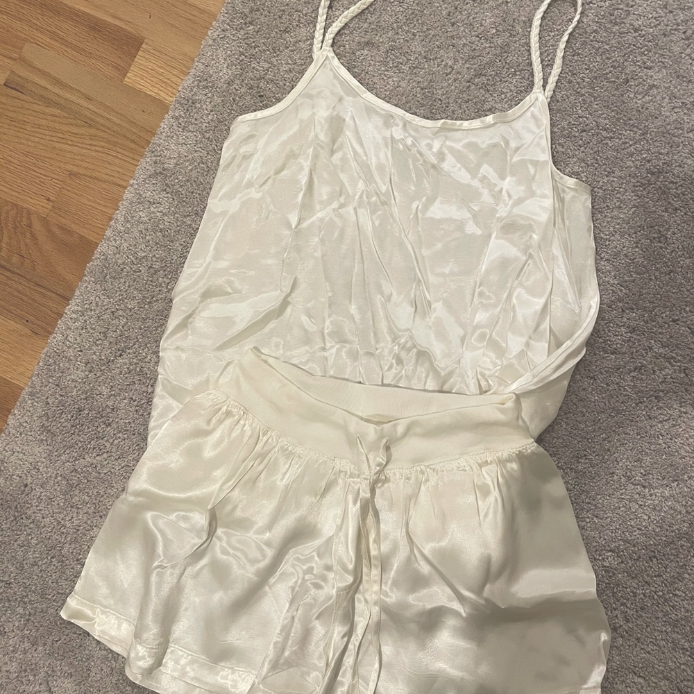 PJ Harlow Silk PJ Set Size XS